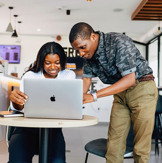 Creative team at work